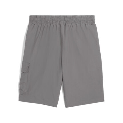 Puma Ess No. 1 Logo Woven Cargo Shorts 9” Ανδρική Βερμούδα Γκρι