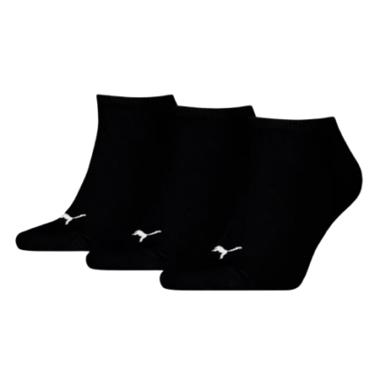 Puma Sneaker Plain Socks 3P Κάλτσες Μαύρες