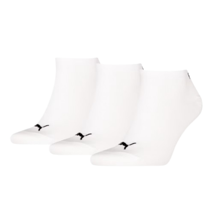 Puma Sneaker Plain Socks 3P Κάλτσες Λευκές