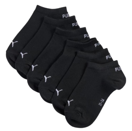 Puma Plain Sneaker Socks 3P Παιδικές Κάλτσες Μαύρες