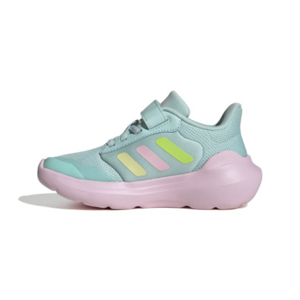 adidas Tensaur Run 2.0 Αθλητικά Παιδικά Παπούτσια Running με Σκρατς Τιρκουάζ / Ροζ