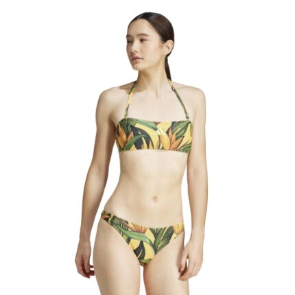 adidas x FARM Neckholder Bikini Set Σετ Μπικίνι Κίτρινο / Πράσινο