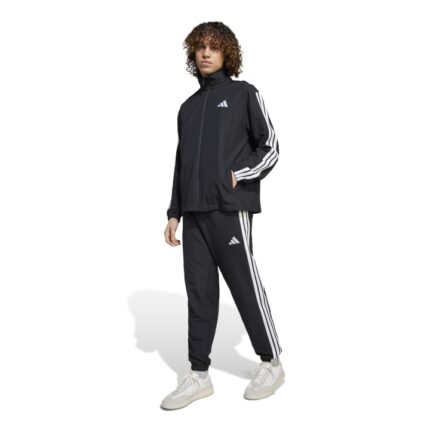 adidas Sportswear Basic 3-Stripes Woven Track Suit Ανδρικό Σετ Φόρμας Μαύρο