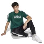 adidas Codes Collegiate Linear Graphic Tee Ανδρικό Κοντομάνικο Πράσινο