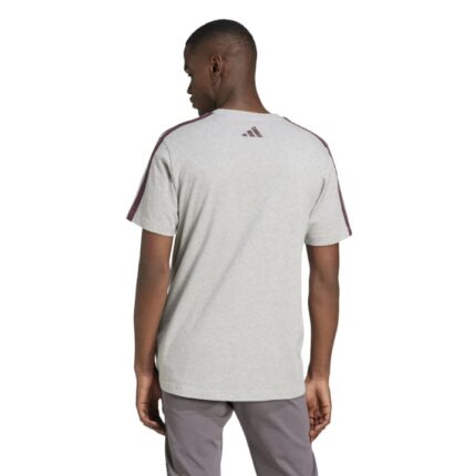 adidas Codes Collegiate Linear Graphic Tee Ανδρικό Κοντομάνικο Γκρι