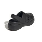 adidas Adilette Platform Clogs Γυναικεία Σαμπό Μαύρα