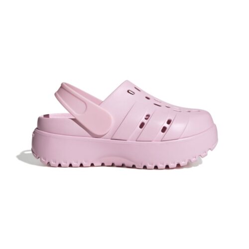 adidas Adilette Platform Clogs Γυναικεία Σαμπό Ροζ
