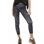 Body Action High-Waisted 7/8 Leggings Black Muzzle Γυναικείο Ψηλόμεσο Κολάν Μαύρο