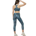 Body Action High-Waisted 7/8 Leggings Pine Muzzle Γυναικείο Ψηλόμεσο Κολάν Πράσινο