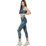 Body Action High-Waisted 7/8 Leggings Pine Muzzle Γυναικείο Ψηλόμεσο Κολάν Πράσινο