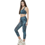 Body Action High-Waisted 7/8 Leggings Pine Muzzle Γυναικείο Ψηλόμεσο Κολάν Πράσινο