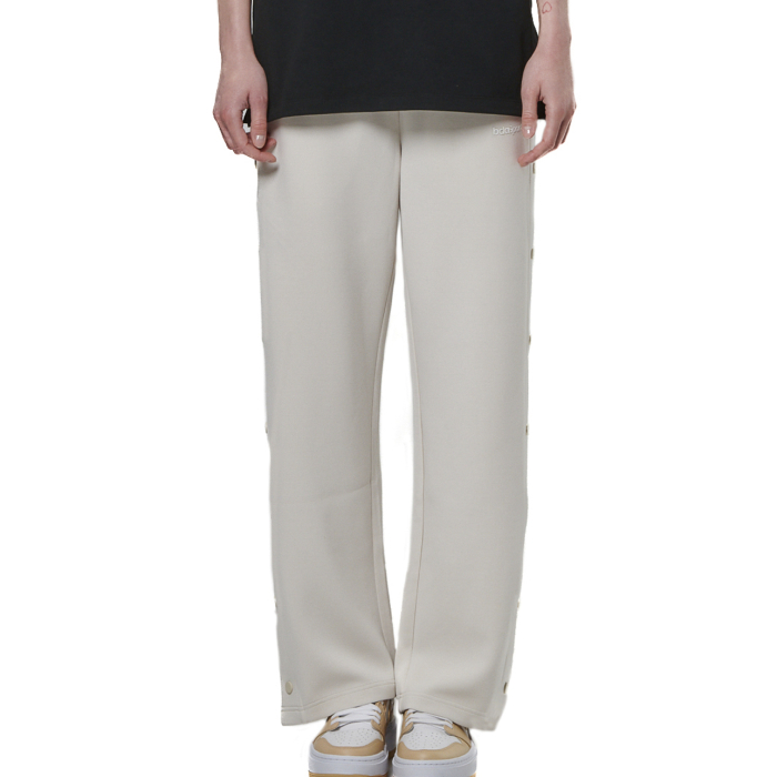 Body Action Wide-Leg Trousers Salt Ecru Γυναικείο Παντελόνι Φαρδύ με Κουμπιά Εκρού
