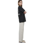 Body Action Wide-Leg Trousers Salt Ecru Γυναικείο Παντελόνι Φαρδύ με Κουμπιά Εκρού