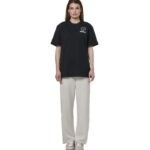 Body Action Wide-Leg Trousers Salt Ecru Γυναικείο Παντελόνι Φαρδύ με Κουμπιά Εκρού