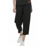 Body Action Crop Wide-Leg Pants Black Γυναικειο Παντελόνι Ίσιο Κάπρι Μαύρο