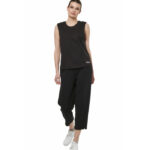 Body Action Crop Wide-Leg Pants Black Γυναικειο Παντελόνι Ίσιο Κάπρι Μαύρο