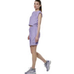 Body Action Beach High Waist Shorts Lavender Chalk Γυναικεία Βερμούδα Σορτς Μωβ