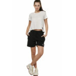 Body Action Gymtech Sweat Shorts Black Γυναικείο Σορτς / Βερμούδα Μαύρο