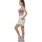 Body Action Gymtech Sweat Shorts White Alyssum Γυναικείο Σορτς / Βερμούδα Εκρού