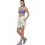 Body Action Gymtech Sweat Shorts White Alyssum Γυναικείο Σορτς / Βερμούδα Εκρού
