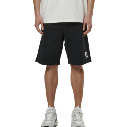 Body Action French Terry Jogging Shorts Black Ανδρική Βερμούδα Μαύρη