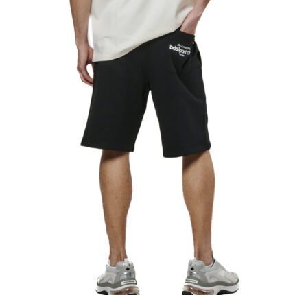 Body Action French Terry Jogging Shorts Black Ανδρική Βερμούδα Μαύρη