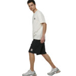 Body Action French Terry Jogging Shorts Black Ανδρική Βερμούδα Μαύρη