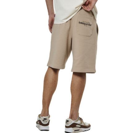Body Action French Terry Jogging Shorts Taupe Grey Ανδρική Βερμούδα Μπεζ