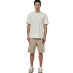 Body Action French Terry Jogging Shorts Taupe Grey Ανδρική Βερμούδα Μπεζ