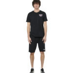 Body Action Sportswear Shorts Black Ανδρική Βερμούδα Μάυρη