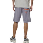 Body Action French Terry Jogging Shorts Lilac Grey Ανδρική Βερμούδα Μωβ / Γκρι
