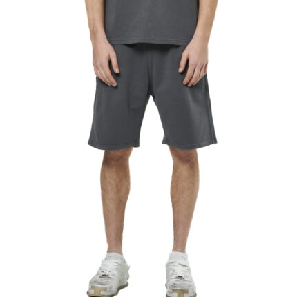 Body Action Natural Dye Carpenter Shorts Charcoal Grey Ανδρική Βερμούδα Γκρι
