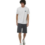 Body Action Natural Dye Carpenter Shorts Charcoal Grey Ανδρική Βερμούδα Γκρι
