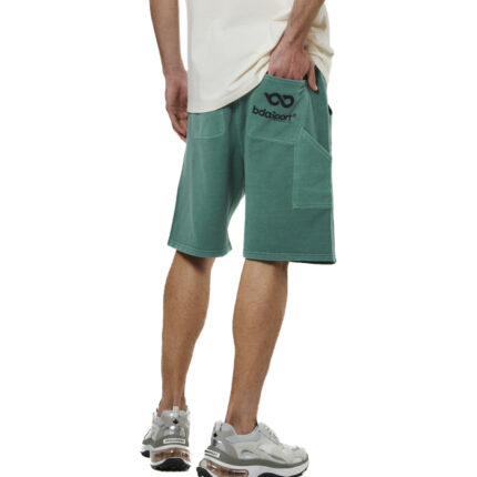 Body Action Natural Dye Carpenter Shorts Pine Green Ανδρική Βερμούδα Πράσινη
