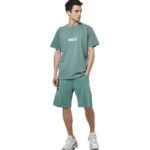 Body Action Natural Dye Carpenter Shorts Pine Green Ανδρική Βερμούδα Πράσινη