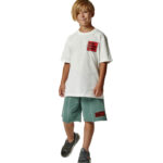 Body Action Natural Dye Bermuda Shorts Pine Green Παιδική Βερμούδα Πράσινη