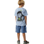 Body Action French Terry Bermuda Shorts China Blue Παιδική Βερμούδα Μπλε