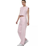 Body Action Beach Tank Top Pink Ice Γυναικείο Κοντομάνικο Κοντό Ροζ
