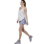Body Action Natural Dye Slub Tank Top White Γυναικεία Αμάνικη Μπλούζα Λευκή