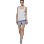 Body Action Natural Dye Slub Tank Top White Γυναικεία Αμάνικη Μπλούζα Λευκή