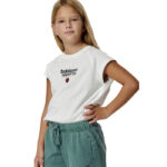 Body Action Raglan Short Sleeves T-Shirt White Alyssum Παιδικό Κοντομάνικο Λευκό
