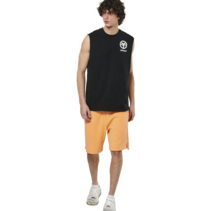 Body Action Classic Tank Tee Black Ανδρικό Αμάνικο Μπλουζάκι Μαύρο