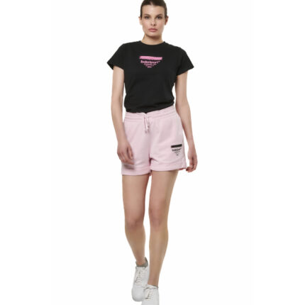 Body Action Slim Fit T-Shirt Black Γυναικείο Κοντομάνικο Μαύρο