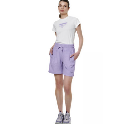 Body Action Slim Fit T-Shirt White Γυναικείο Κοντομάνικο Λευκό