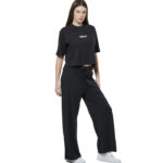 Body Action Relaxed Fit T-Shirt Black Γυναικείο Κοντομάνικο Crop Μαύρο