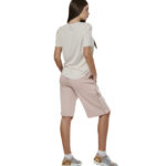 Body Action Modal Blend Raw Cut T-Shirt Salt Ecru Γυναικείο Κοντομάνικο Εκρού