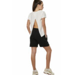 Body Action Crossover Top White Γυναικείο Κοντομάνικο Λευκό