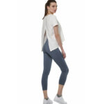 Body Action Crossover Top White Γυναικείο Κοντομάνικο Λευκό