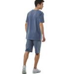 Body Action Logo T-Shirt China Blue Ανδρικό Κοντομάνικο Μπλέ