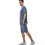 Body Action Logo T-Shirt China Blue Ανδρικό Κοντομάνικο Μπλέ